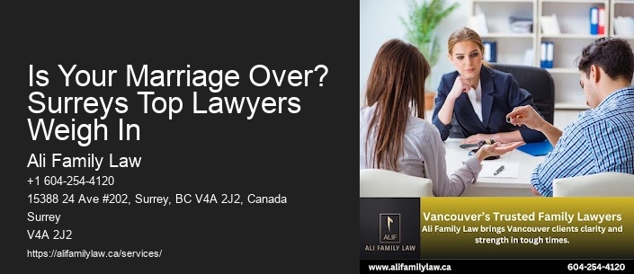 Is Your Marriage Over? Surreys Top Lawyers Weigh In