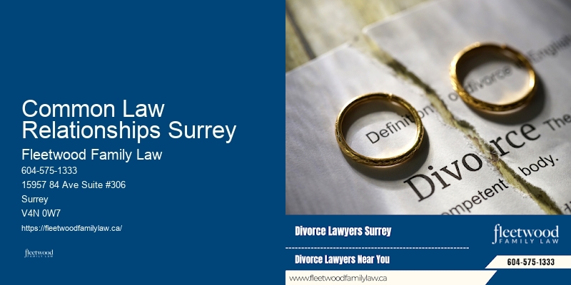 Emergency Family Law Common Law Relationships Surrey BC