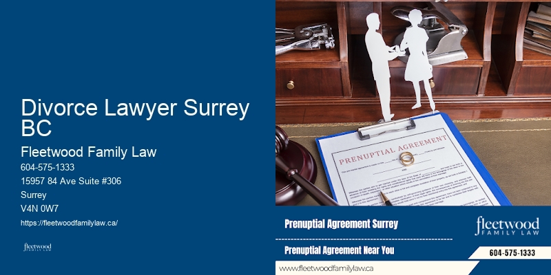 Divorce Lawyer Surrey BC Separation Agreement Lawyer