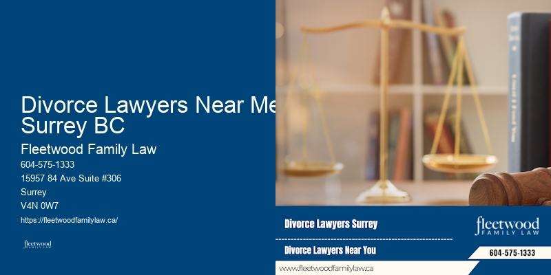 Divorce Lawyers Near Me Surrey BC