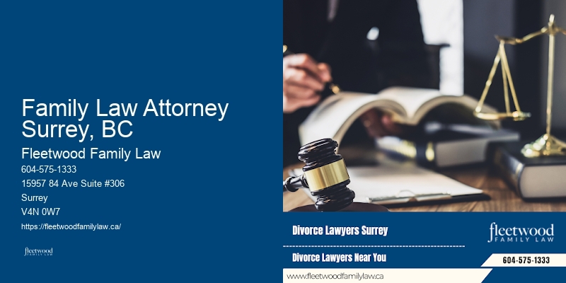 Family Law Attorney Surrey, BC Divorce and Custody Services