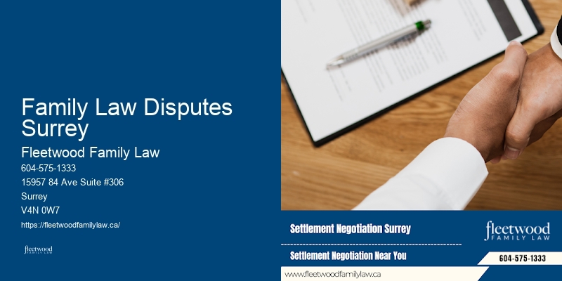 Child Support Enforcement Family Law Disputes Surrey BC