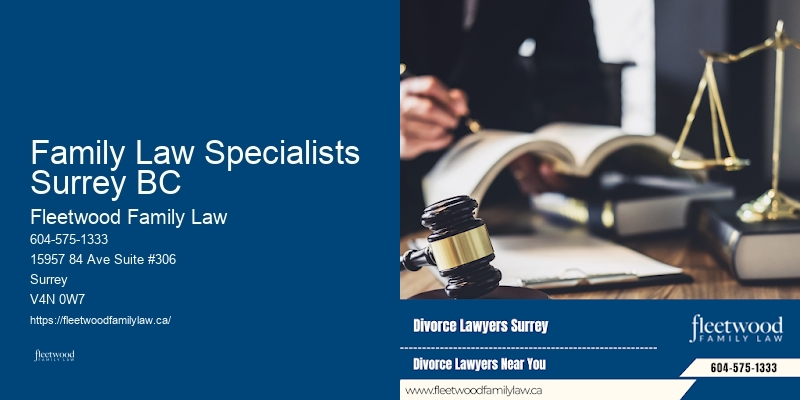 Prenuptial Family Law Specialists Surrey BC