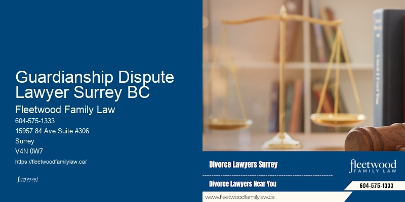 Guardianship Dispute Lawyer Surrey BC