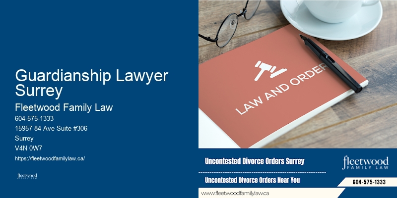 Family Law Services in Guardianship Lawyer Surrey BC
