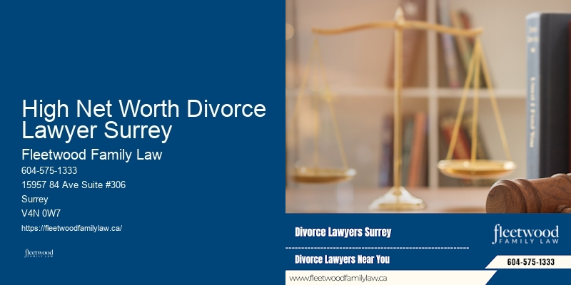 High Net Worth Divorce Lawyer Surrey