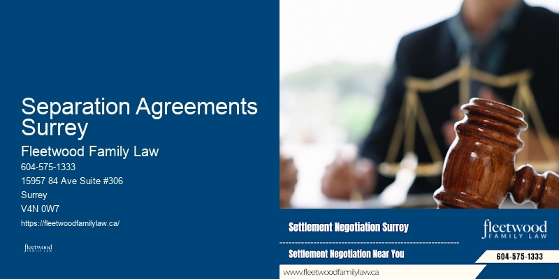 Divorce and Separation Agreements Separation Agreements Surrey BC
