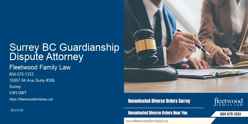 Family Law Disputes Surrey BC Guardianship Dispute Attorney
