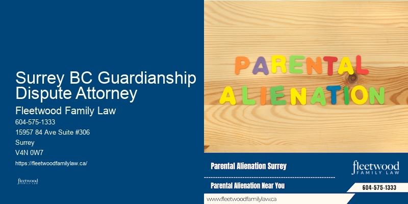 Surrey BC Guardianship Dispute Attorney Family Law Specialists