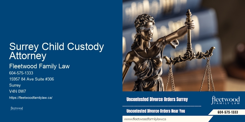 Affordable Family Law Services Surrey Child Custody Attorney
