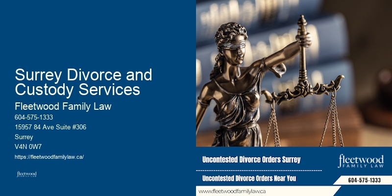 Family Law Attorney Surrey Divorce and Custody Services, BC