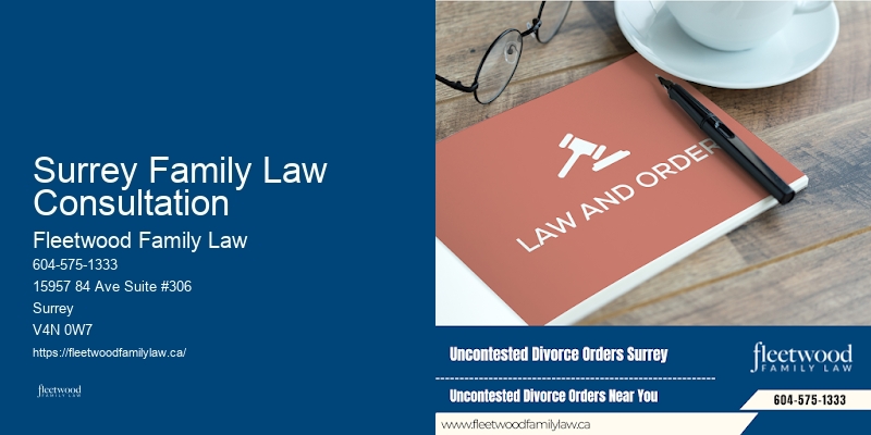 Surrey Family Law Consultation BC Marriage Agreement Lawyer