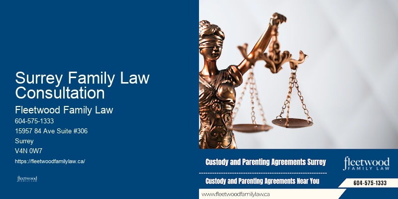 Surrey Family Law Consultation BC Spousal Support Services