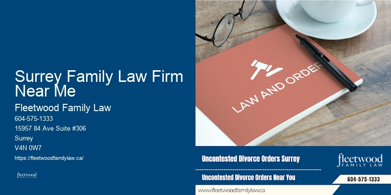 Surrey Family Law Firm Near Me Child Visitation Attorney
