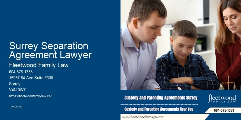 Divorce Mediation Surrey Separation Agreement Lawyer, BC