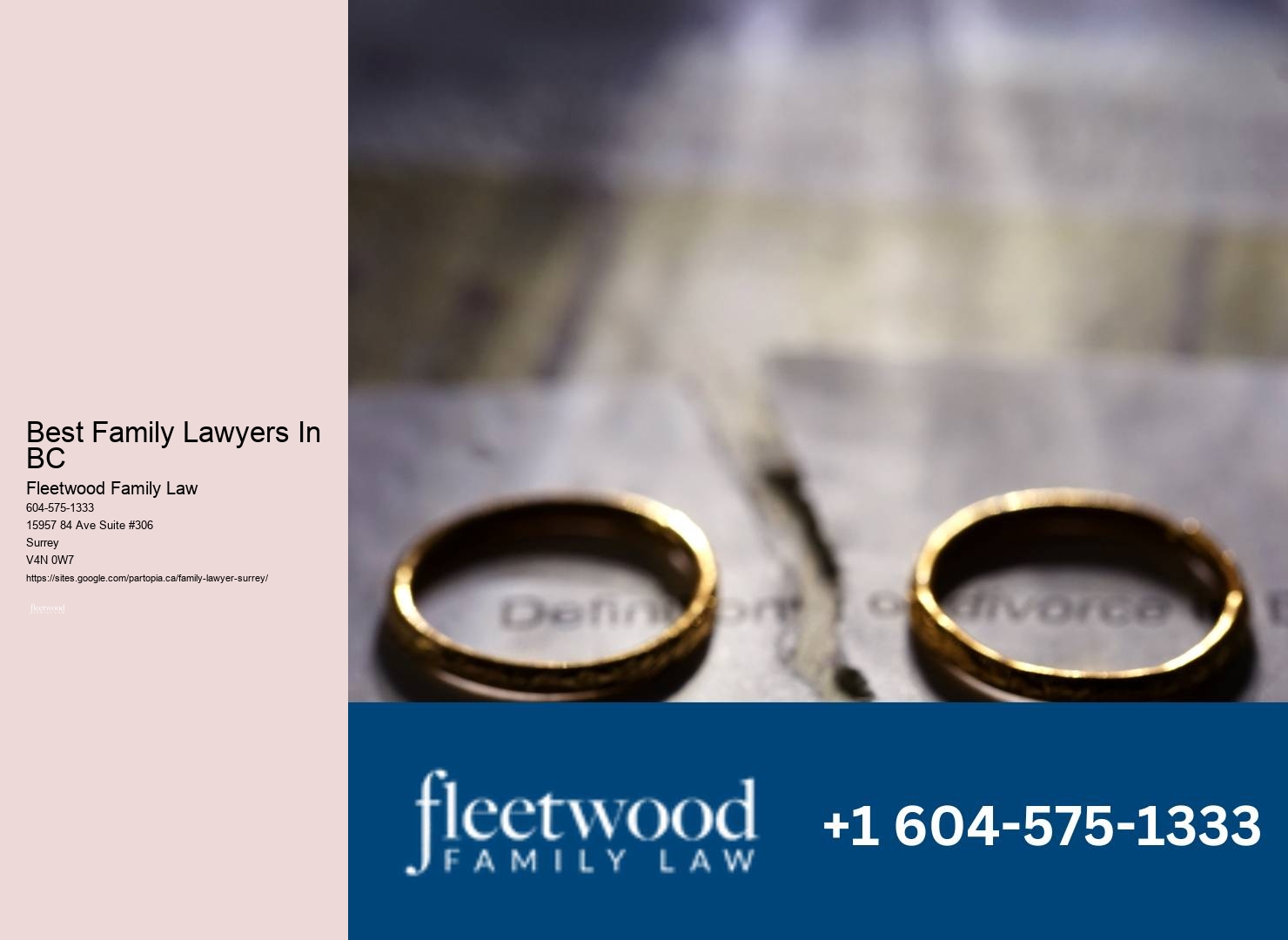 Surrey family law legal counsel