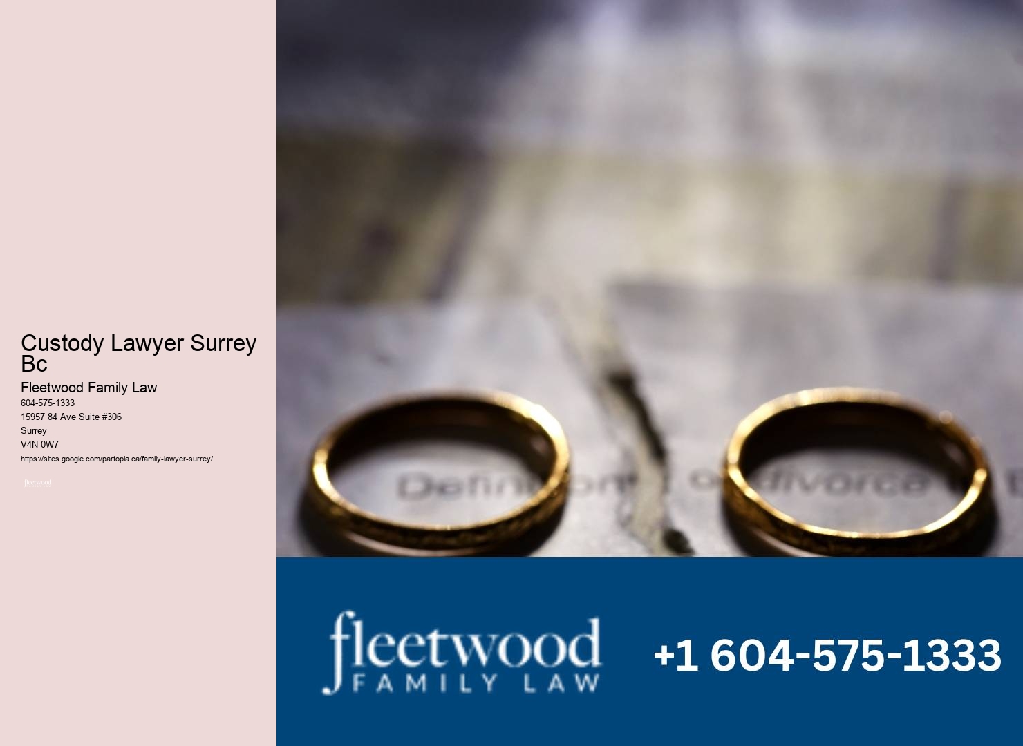 Surrey Family Law Information