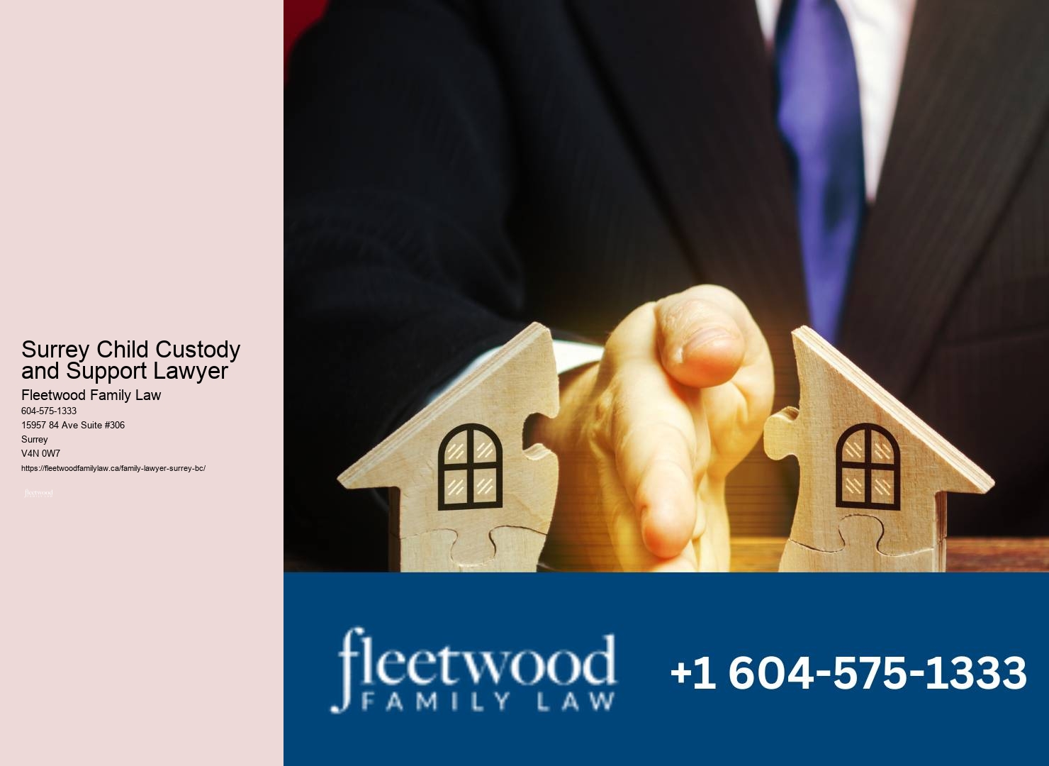 Surrey Child Custody and Support Lawyer Family Attorney Consultation