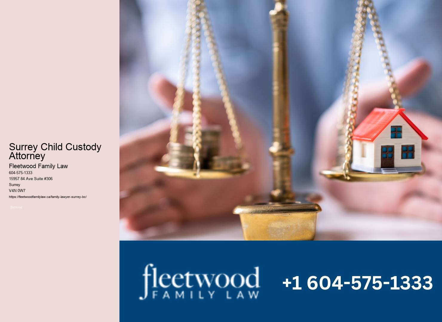 Surrey Child Custody Attorney Family Law Practice