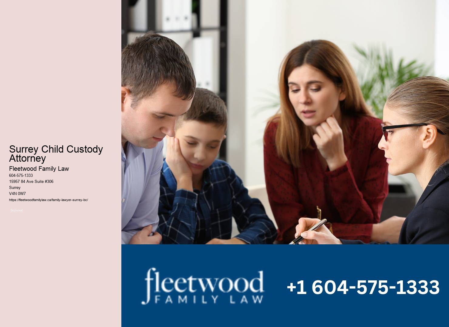 Child Custody Services Surrey Child Custody Attorney