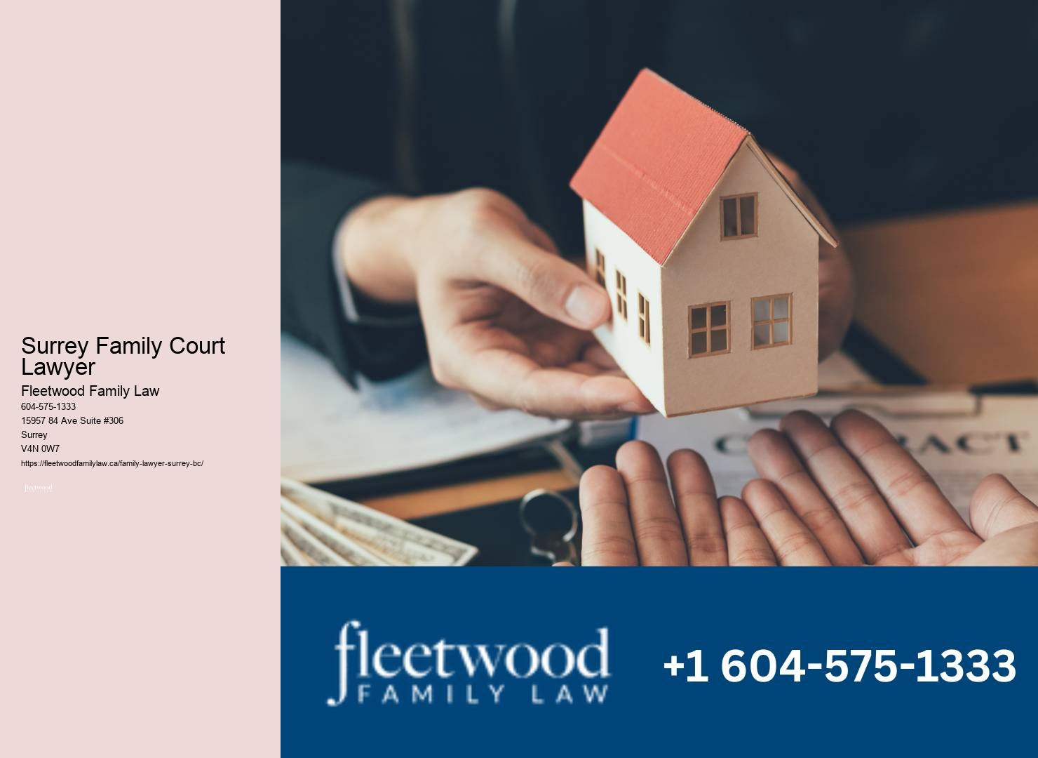 Surrey Family Court Lawyer Spousal Support Consultation