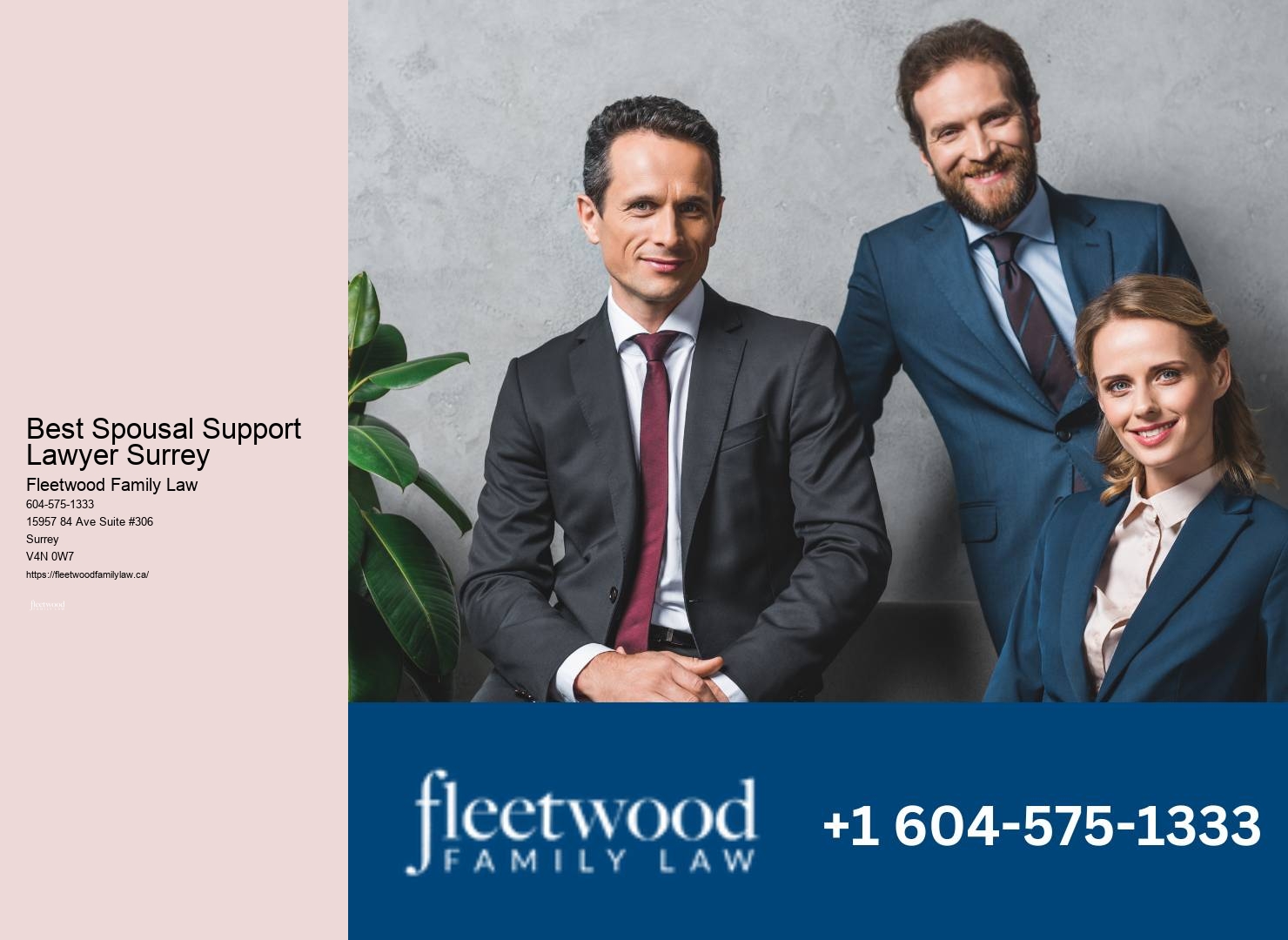 Best Spousal Support Lawyer Surrey Child Custody Arrangement