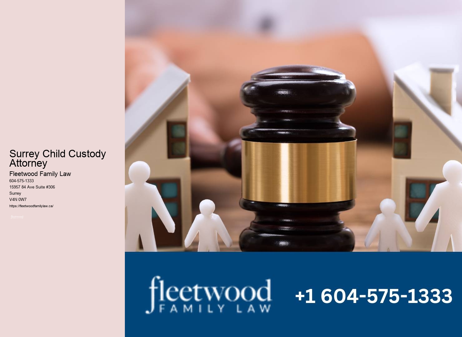 Compassionate Surrey Child Custody Attorney Family Law Services