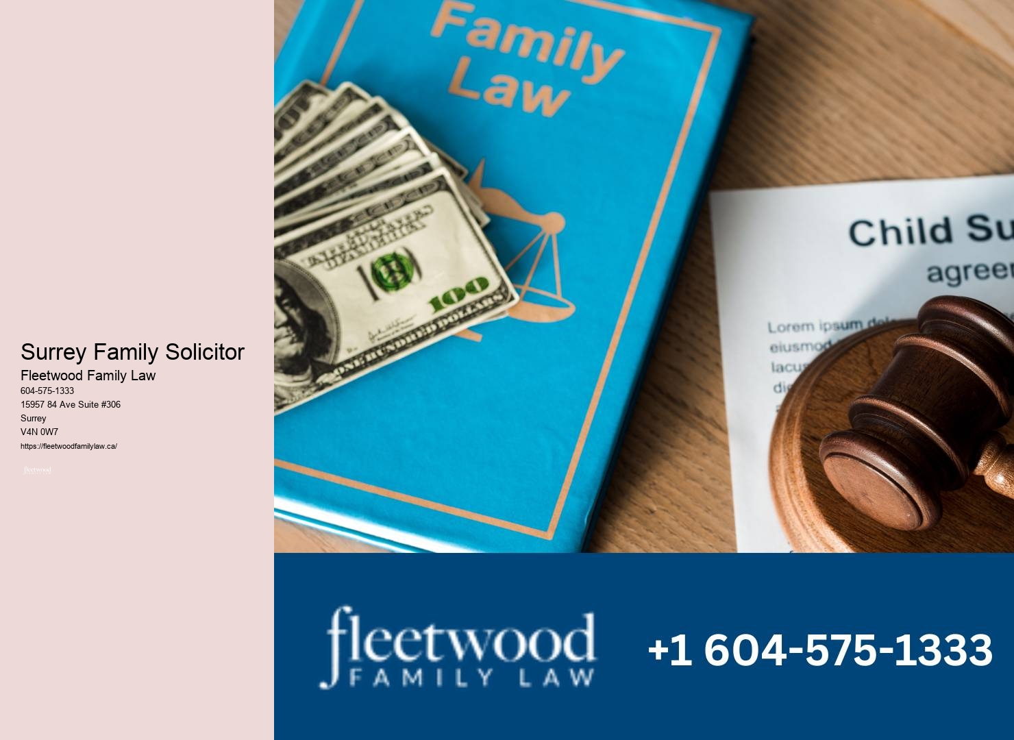 Surrey Family Solicitor Separation Agreement Lawyer