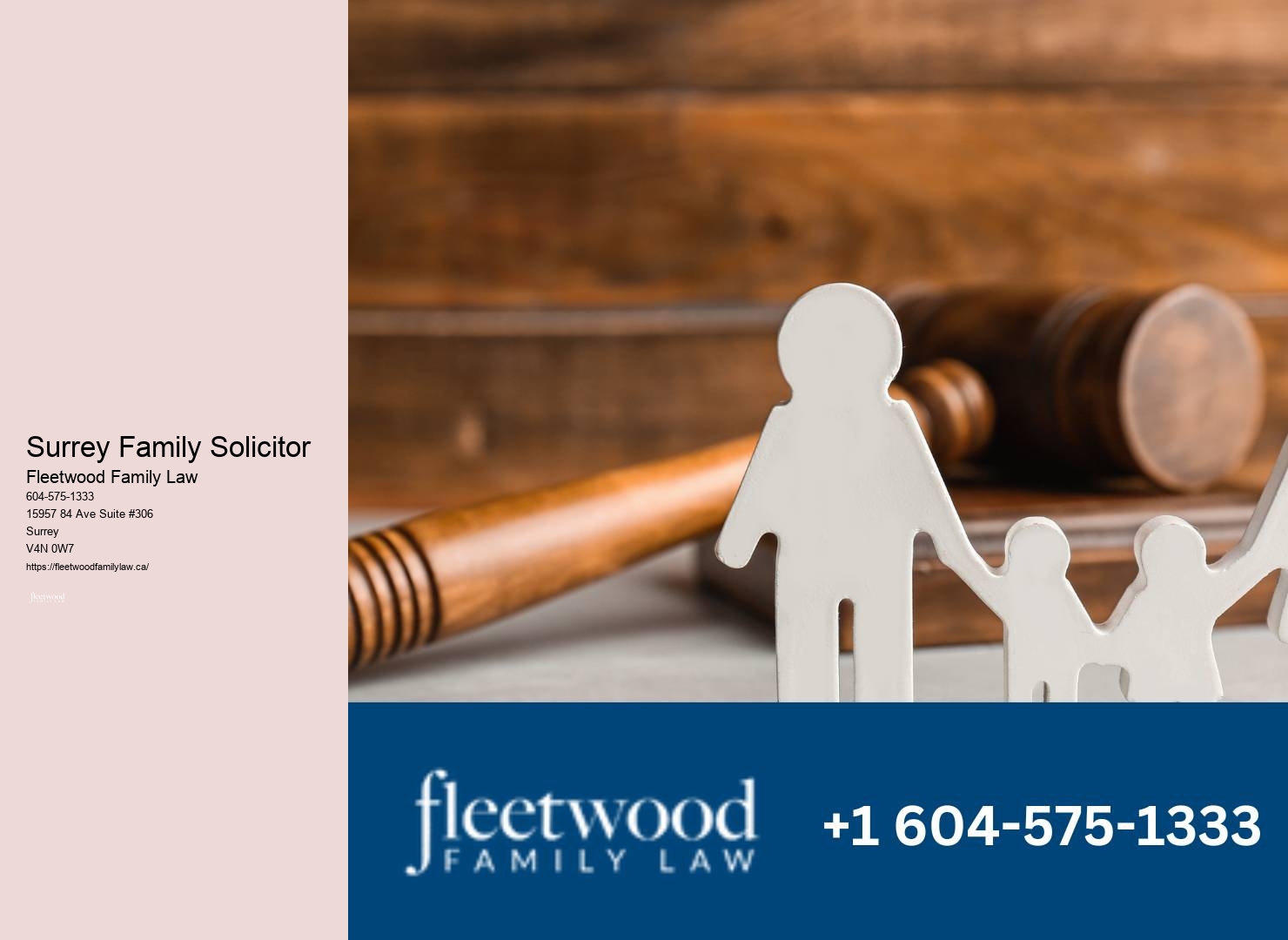 Comprehensive Family Law Assistance in Surrey Family Solicitor