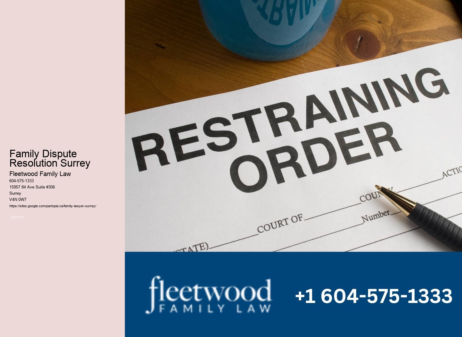 Family Dispute Resolution Surrey Family Lawyer Ratings and Testimonials