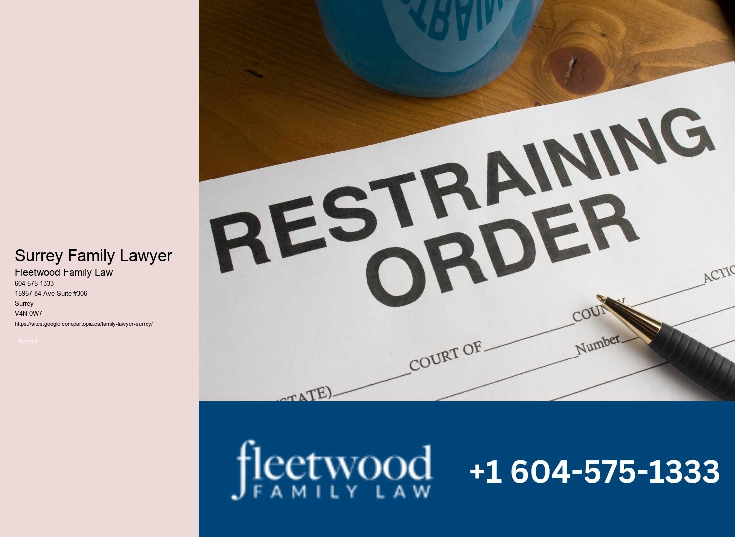 Surrey Family Lawyer Family Law Legal Assistance