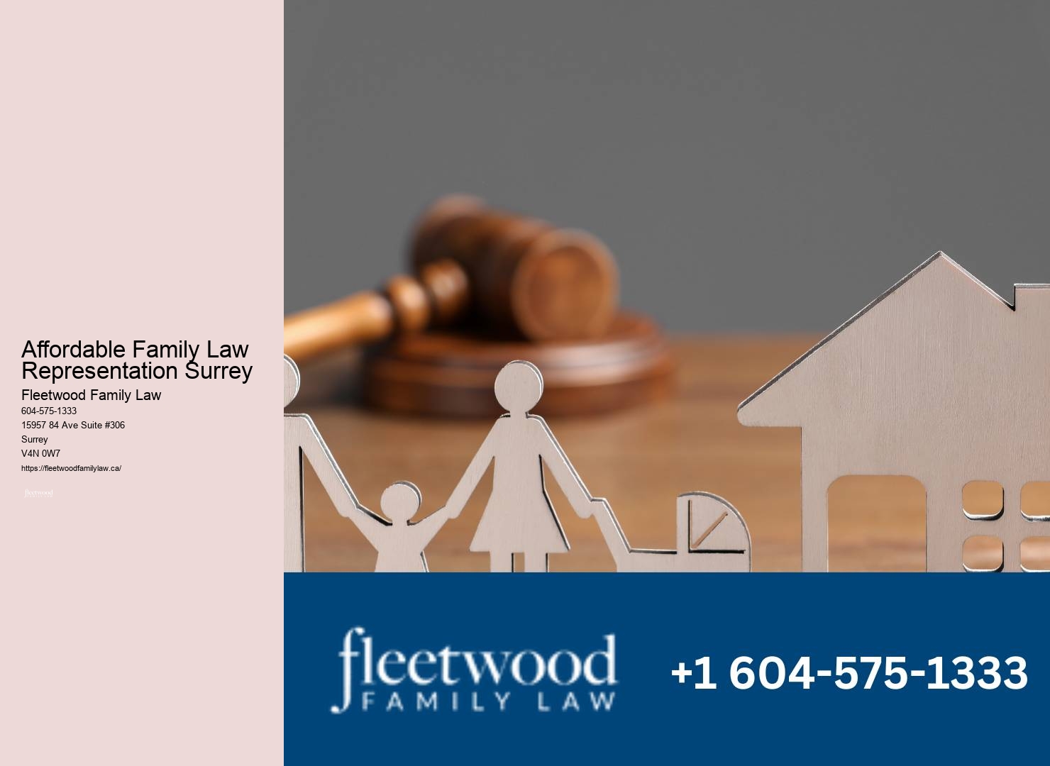 Affordable Family Law Representation Surrey