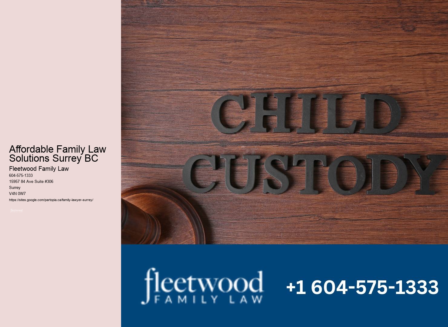 Trusted Family Law Advocate Surrey BC