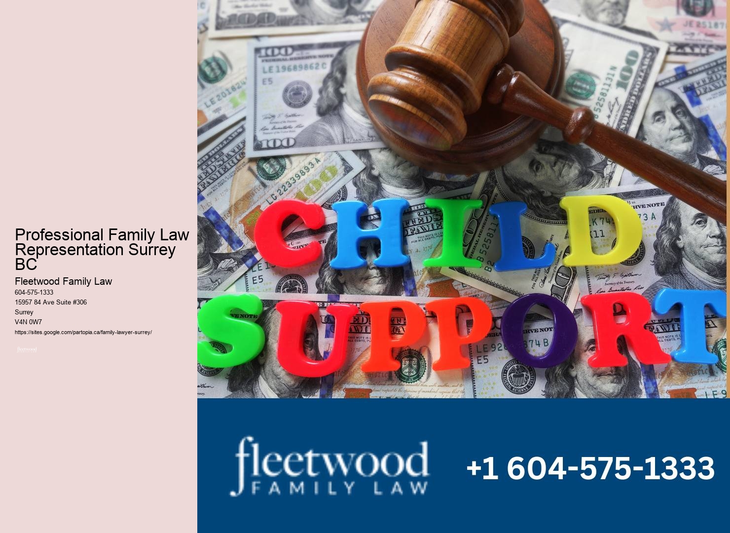Surrey Spousal Support Lawyer