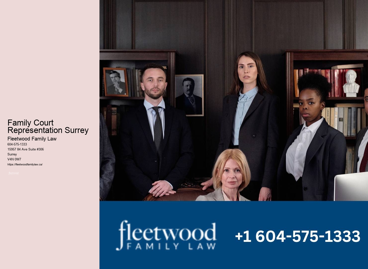 Family law paralegal support Family Court Representation Surrey
