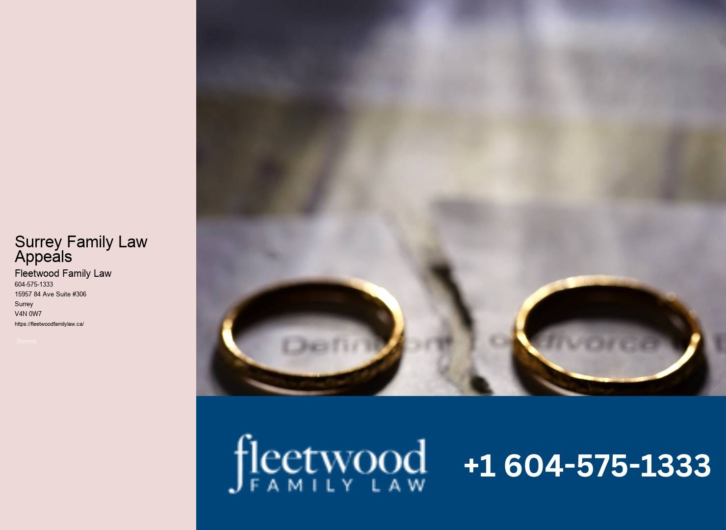 Parenting Time Lawyer Surrey Family Law Appeals