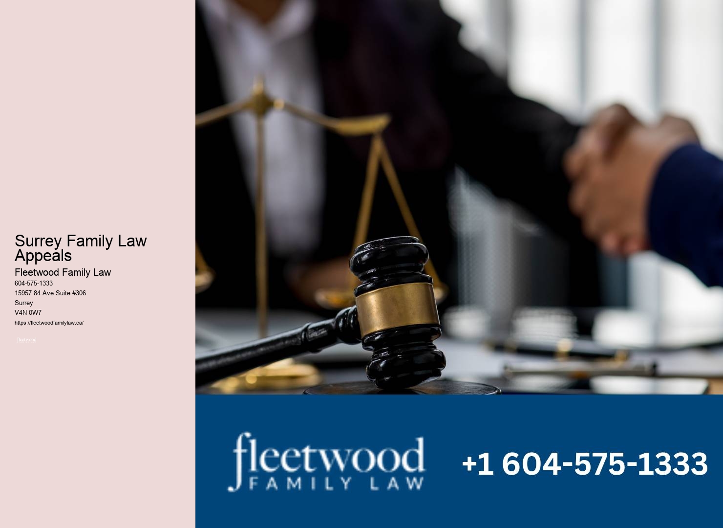 Surrey Family Law Appeals Family Law and Divorce Services