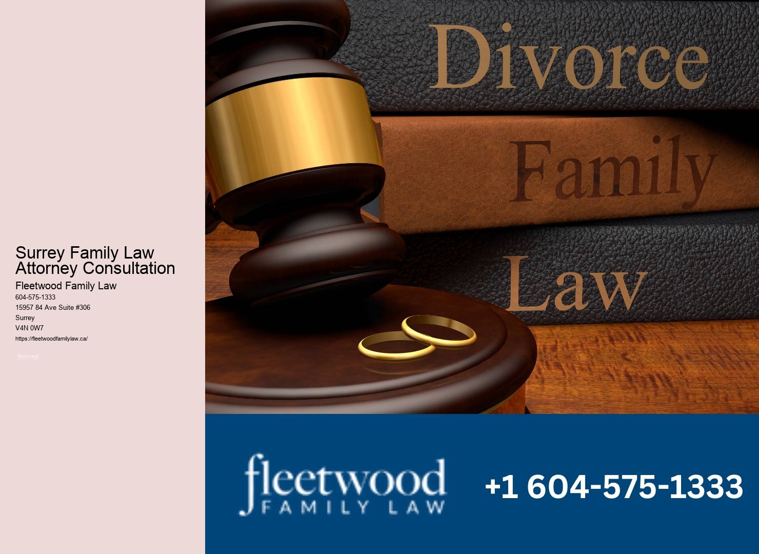 Child custody dispute resolution Surrey Family Law Attorney Consultation