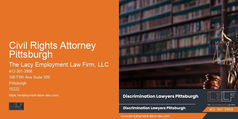 Civil Rights Attorney Pittsburgh Lawyer for Wrongful Termination Claims