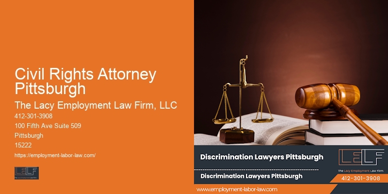 Civil Rights Attorney Pittsburgh workplace lawyer