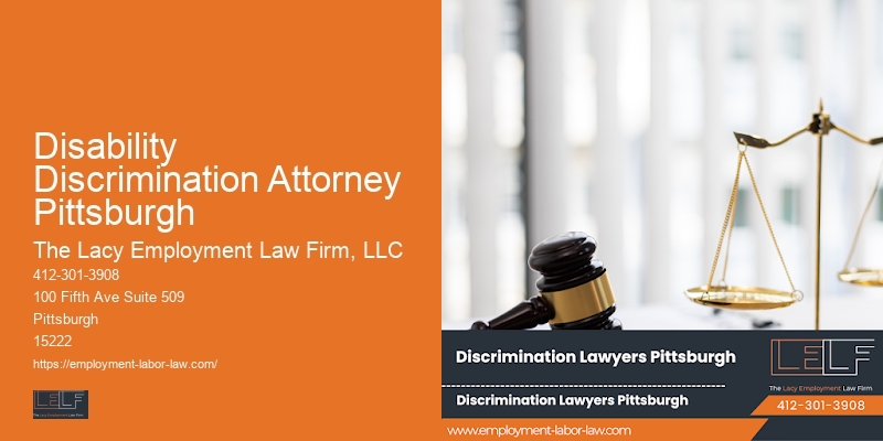 Employment Law Resources Disability Discrimination Attorney Pittsburgh