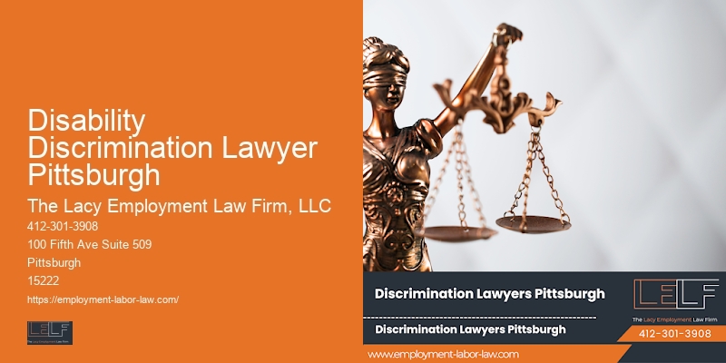 Disability Discrimination Lawyer Pittsburgh employment law mediation services