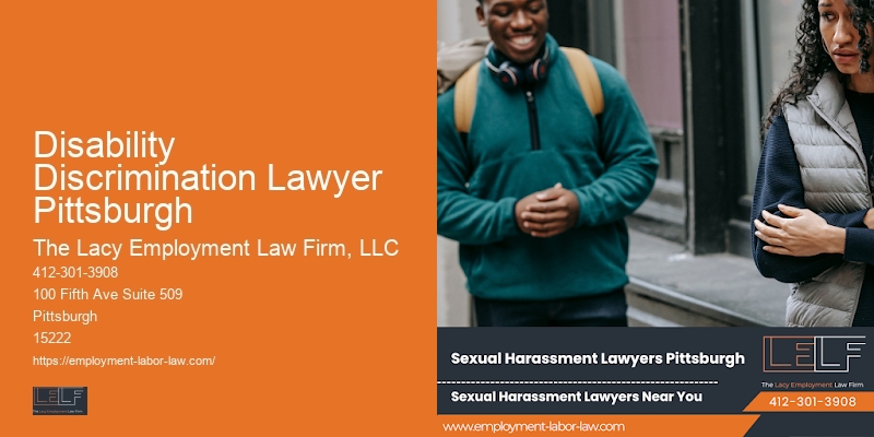 Sexual harassment law firm Disability Discrimination Lawyer Pittsburgh PA