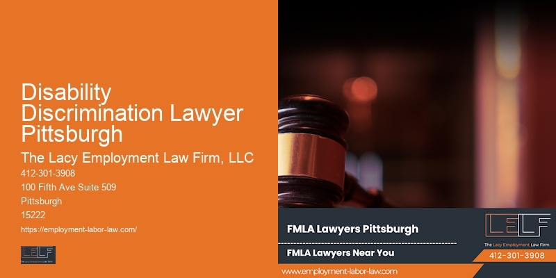 Disability Discrimination Lawyer Pittsburgh job termination lawyer