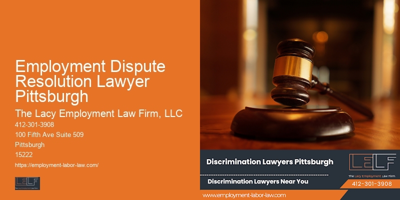Affordable employment lawyer Employment Dispute Resolution Lawyer Pittsburgh