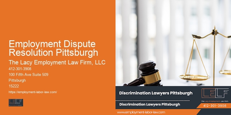 Top Employment Dispute Resolution Pittsburgh employment law firms