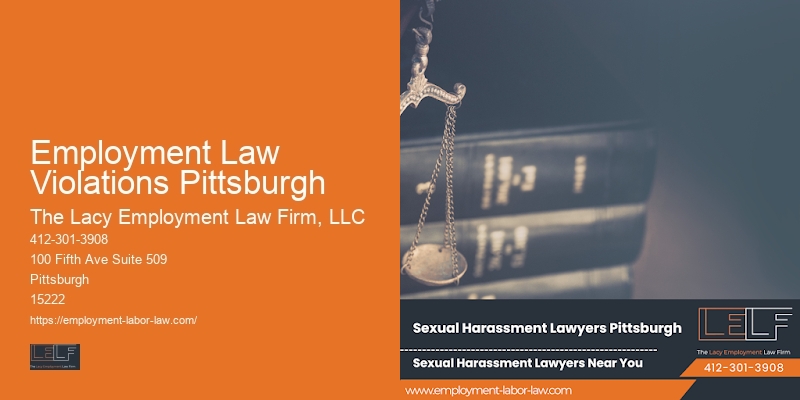 Employment Law Violations Pittsburgh workplace legal advice