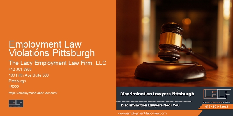 Legal Solutions for Employment Law Issues in Employment Law Violations Pittsburgh