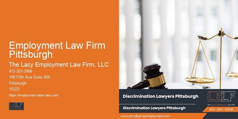 Employee Legal Support Services in Employment Law Firm Pittsburgh