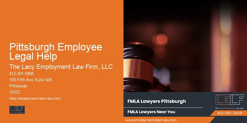 Legal Advocate for Job Loss in Pittsburgh Employee Legal Help